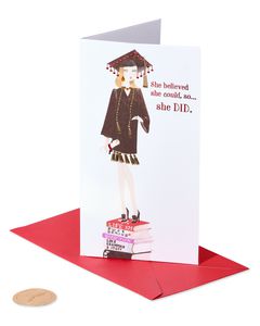 Shining Achievements Graduation Greeting Card