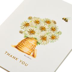 Honeybee Thank You Greeting Card- Designed by Bella Pilar 