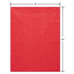 Red and White Holiday Tissue Paper, 16 Sheets