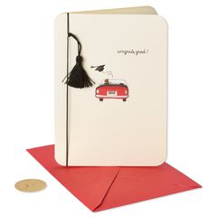 Exciting Journey Ahead Graduation Greeting Card