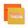 Thanks Thank You Greeting Card