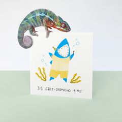 Shark Birthday Greeting Card for Kids