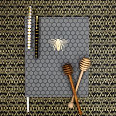 Eccolo Bee Desk-Size Journal Lifestyle
