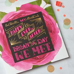 Love Story Greeting Card - Romantic, Anniversary, Thinking of You