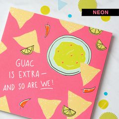 Guacamole Greeting Card - Birthday, Thinking of You, Friendship