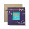 Rain Greeting Card - Support, Thinking of You, Encouragement