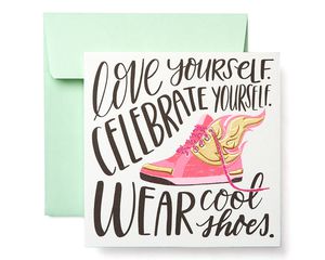 Cool Shoes Greeting Card for Her - Birthday, Thinking of You, Encouragement, Friendship