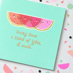 Watermelon Greeting Card - Birthday, Thinking of You, Encouragement