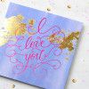 Love You Greeting Card - Romantic, Anniversary, Thinking of You