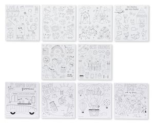 Coloring Sticker Sheets, 208-Count