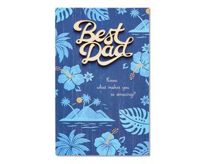 Best Dad Father's Day Card 
