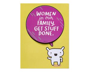 Get Stuff Done Mother's Day Card 