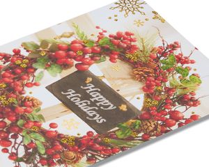 Joy and Happiness Money and Gift Card Holder Holiday Card