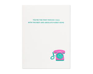 best and worst news mother's day card
