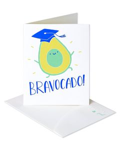 Bravocado Graduation Card