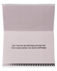 Chevron Birthday Greeting Card 