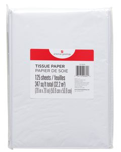 White Tissue Paper, 125-Sheets