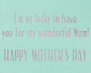 So Lucky Mother's Day Greeting Card