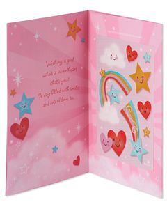 Unicorn Valentine's Day Card for Daughter