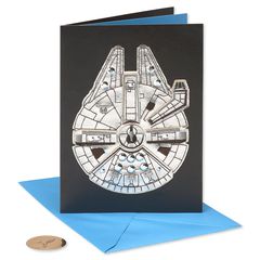 Star Wars™ Millennium Falcon™ Birthday Greeting Card