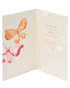 Kathy Davis Butterfly Wedding Card