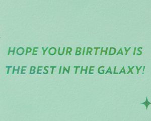 Best In The Galaxy Star Wars Birthday Greeting Card 