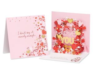 Love You Pop-Up Valentine's Day Card