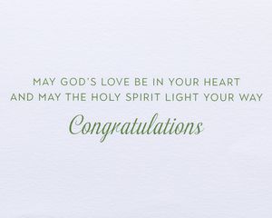 God's Love Confirmation Greeting Card 
