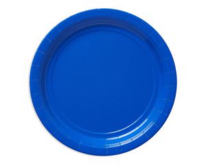 royal blue dinner round paper plate 20 ct