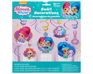 Shimmer and Shine Hanging Party Decorations