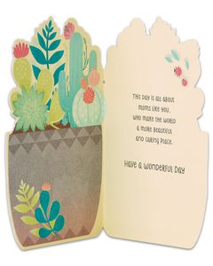 Succulent Mother's Day Card 
