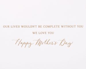 The Heart of Our Family Mother's Day Greeting Card for Wife