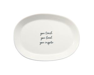 Mud Pie Christmas Teach Lead Inspire Teacher Tray