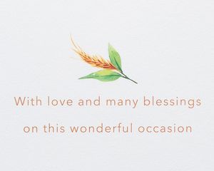 Love & Blessings Baptism Greeting Card