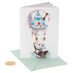Eat Cake Birthday Greeting Card