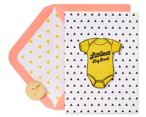Littlest Big Deal New Baby Greeting Card 