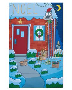 Noel Christmas Greeting Card