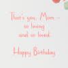 Sweet Strong Beautiful Birthday Card for Mom