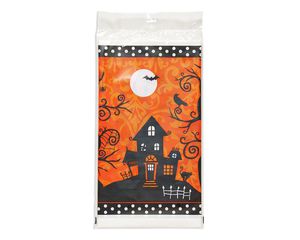 frightfully fancy plastic table cover, 54 in. x 102 in.