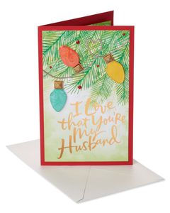 Grateful Christmas Card for Husband