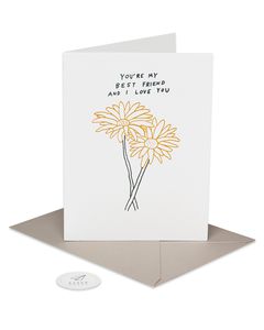 my best friend romantic mother's day card