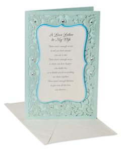 Love Letter Mother's Day Card
