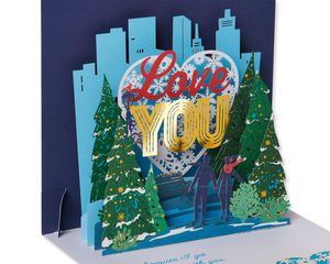 Wonderful Time Of The Year Pop-Up Christmas Greeting Card