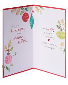 Loved Christmas Card for Daughter