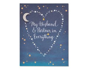 Starry Valentine's Day Card for Husband