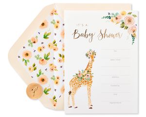 Giraffe Blank Cards with Envelopes, 20-Count 