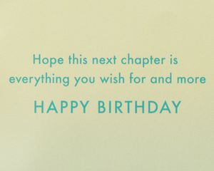 This Next Chapter 30th Birthday Greeting Card 
