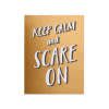 Keep Calm Halloween Card
