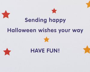 Hello Kitty Witch Halloween Greeting Card