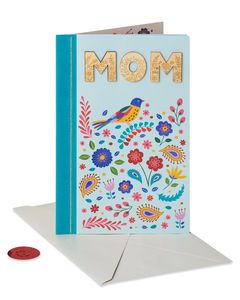 Colorful Bird Mother's Day Card 